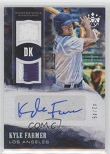 2018 Panini Diamond Kings Holo Silver 42/49 Kyle Farmer #RMS-KF Auto fm5