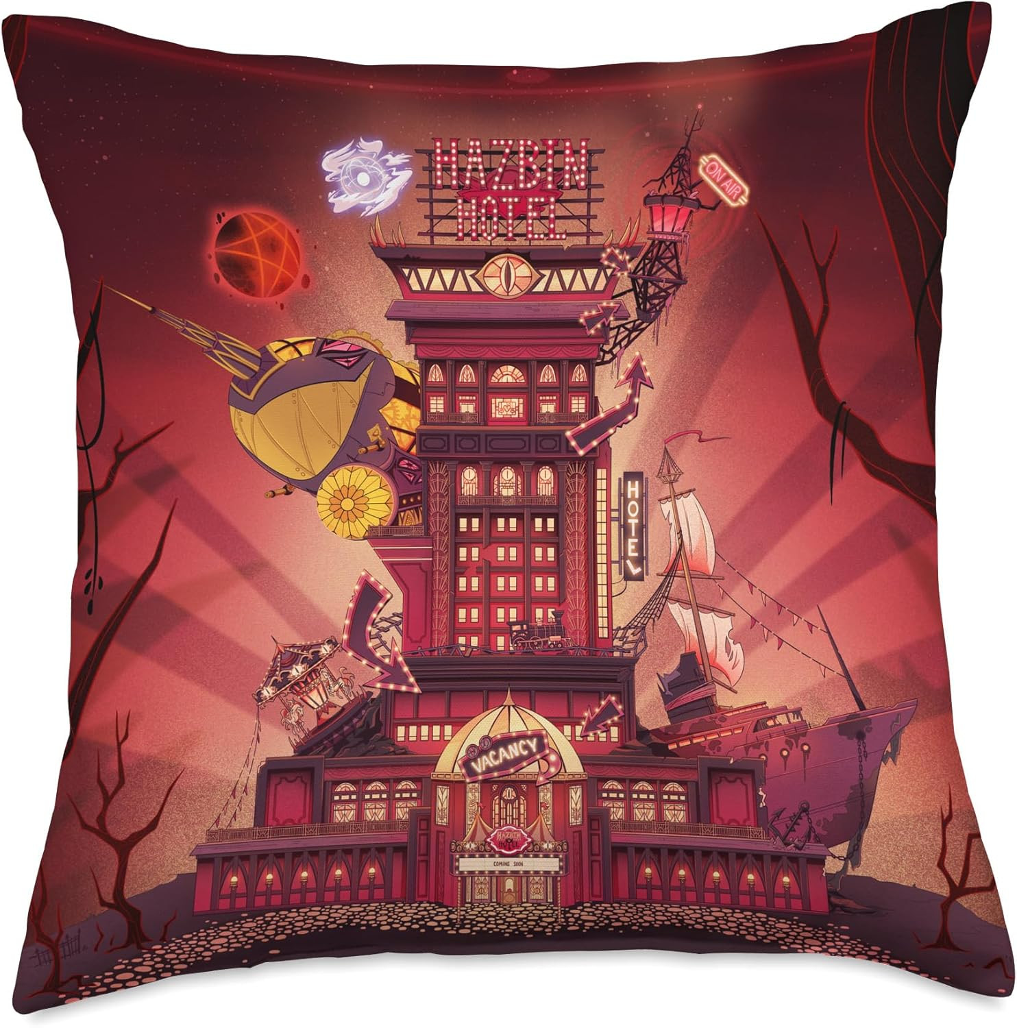 - Hotel Pillow Throw Pillow