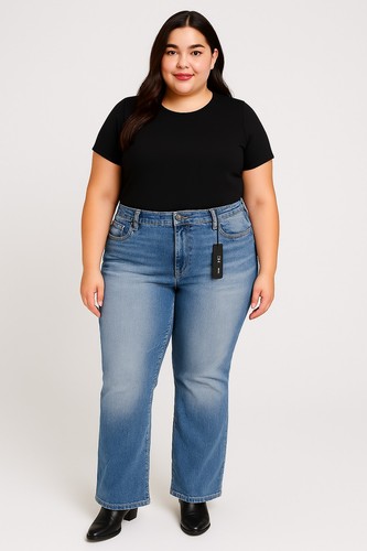 Kut From The Kloth  Ankle Bootcut Women's Size 20W to 24W  Blue Stretch Jeans