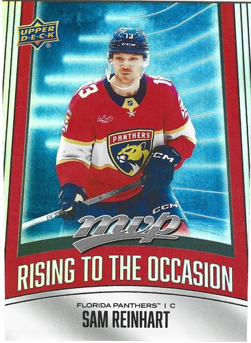 Sam Reinhart #RO-5 2025 Upper Deck MVP Rising to the Occasion card