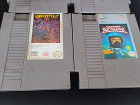 Nintendo NES Game Lot Sky Shark, Legacy of the Wizard, Gauntlet II, Captain Sky&hellip;