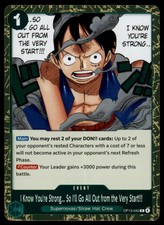 I Know You're Strong... So I'll Go All Out from the Very Start!!! Foil R Carryin