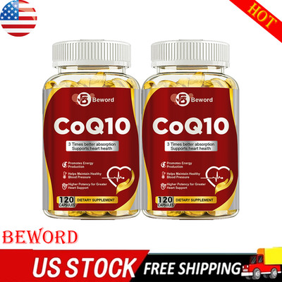 CoQ10 Coenzyme Q10 300mg 240 Capsules Heart Support NON GMO