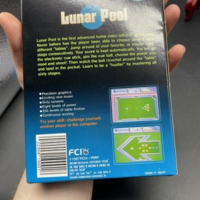 Lunar Pool (Nintendo Entertainment System NES, 1987) CIB Completo En Caja