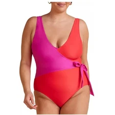Summersault The Perfect Wrap One-Piece Size 14