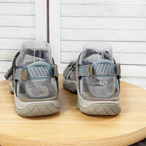 Sandalias de senderismo Timberland Earthkeepers Jordan Pond con tiras azules grises 8,5 para mujer - Imagen 7 de 12
