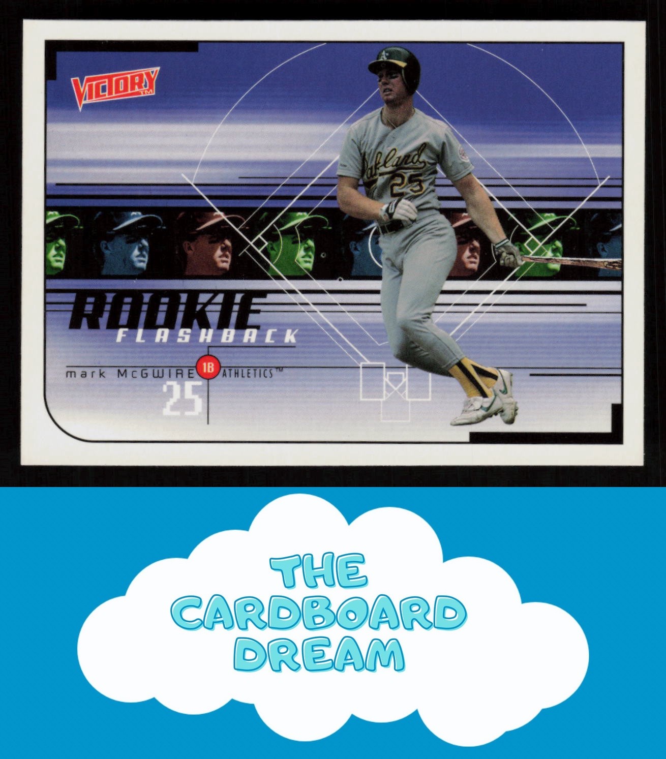 Mark McGwire 1999 Upper Deck Victory Rookie Flashback #461 Oakland Athletics