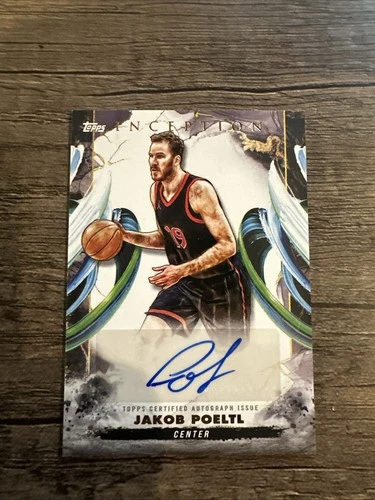 2024-25 Topps Inception - Autographs Jakob Poeltl, Jakob Poeltl #AC-JP (AU)