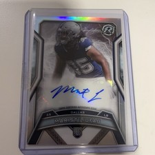 2025 TOPPS RESURGENCE MARIST LIUFAU ROOKIE RC AUTO AUTOGRAPH REFRACTOR COWBOYS