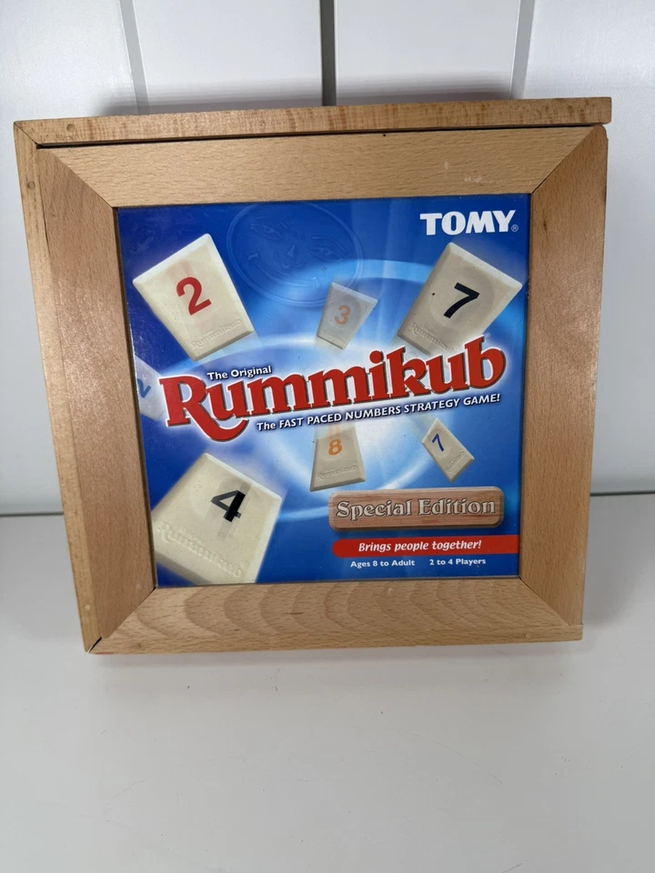 Rummikub Special Edition - Wooden Box - Tomy - Rare Variant - Complete - Image 3 of 4
