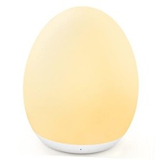 Night Light for Kids, Baby Egg Light for Nursery, 7 Colors Changing  White