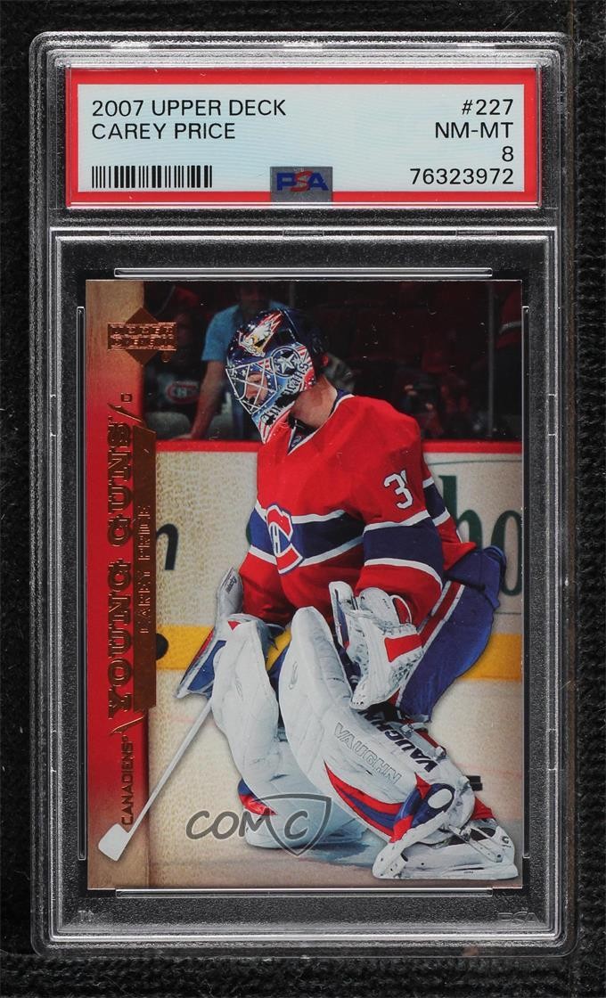 2007-08 Upper Deck Young Guns Carey Price #227 PSA 8 Rookie RC wy5