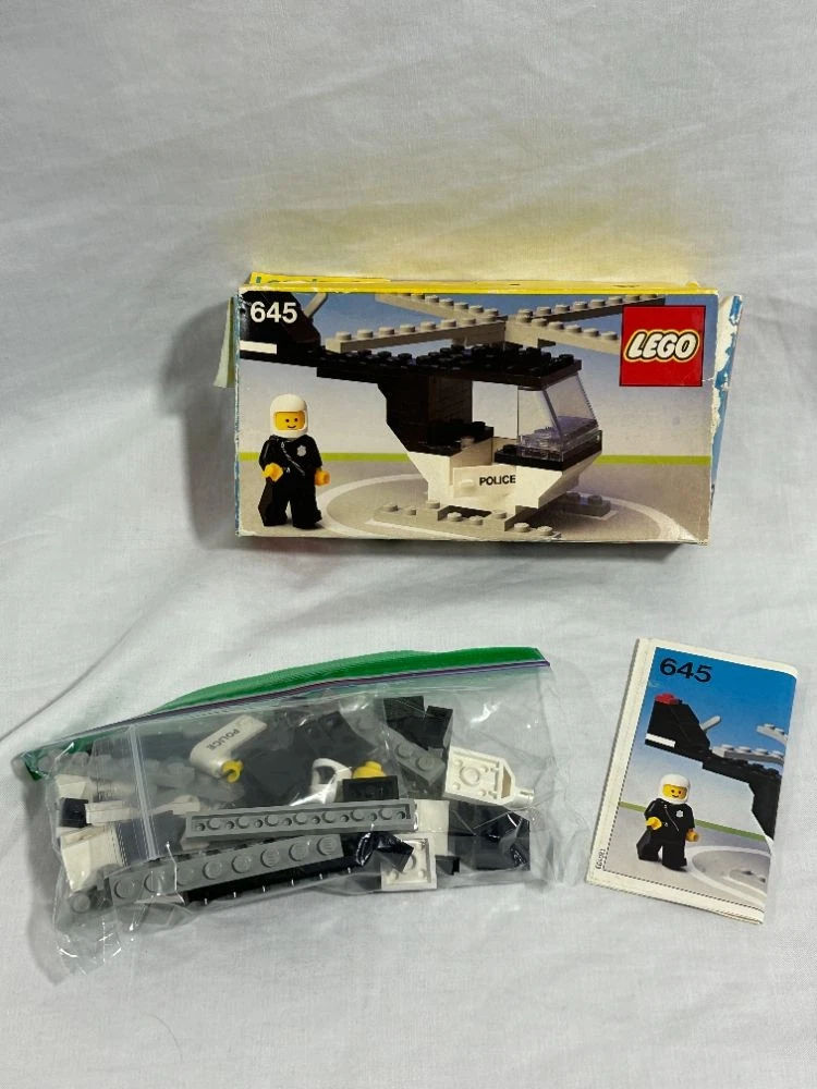 LEGO® Set 645 - Police Helicopter - 100% Complete