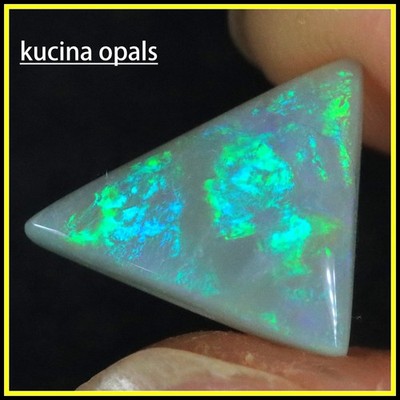 2.35ct Australian Natural SEMI BLACK OPAL KucinaOpals +VIDEO