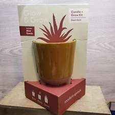 Modern Sprout Glow & Grow DESERT OASIS Candle & Grow Kit - Aloe Seed