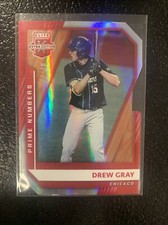 2021 Elite Extra Edition Drew Gray Prime Numbers Die Cut 64/90 Cubs (A450)