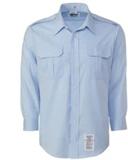 MEN MALE AIR FORCE USAF CIVIL AIR PATROL BLUE LONG SLEEVE SHIRT MANY SIZES