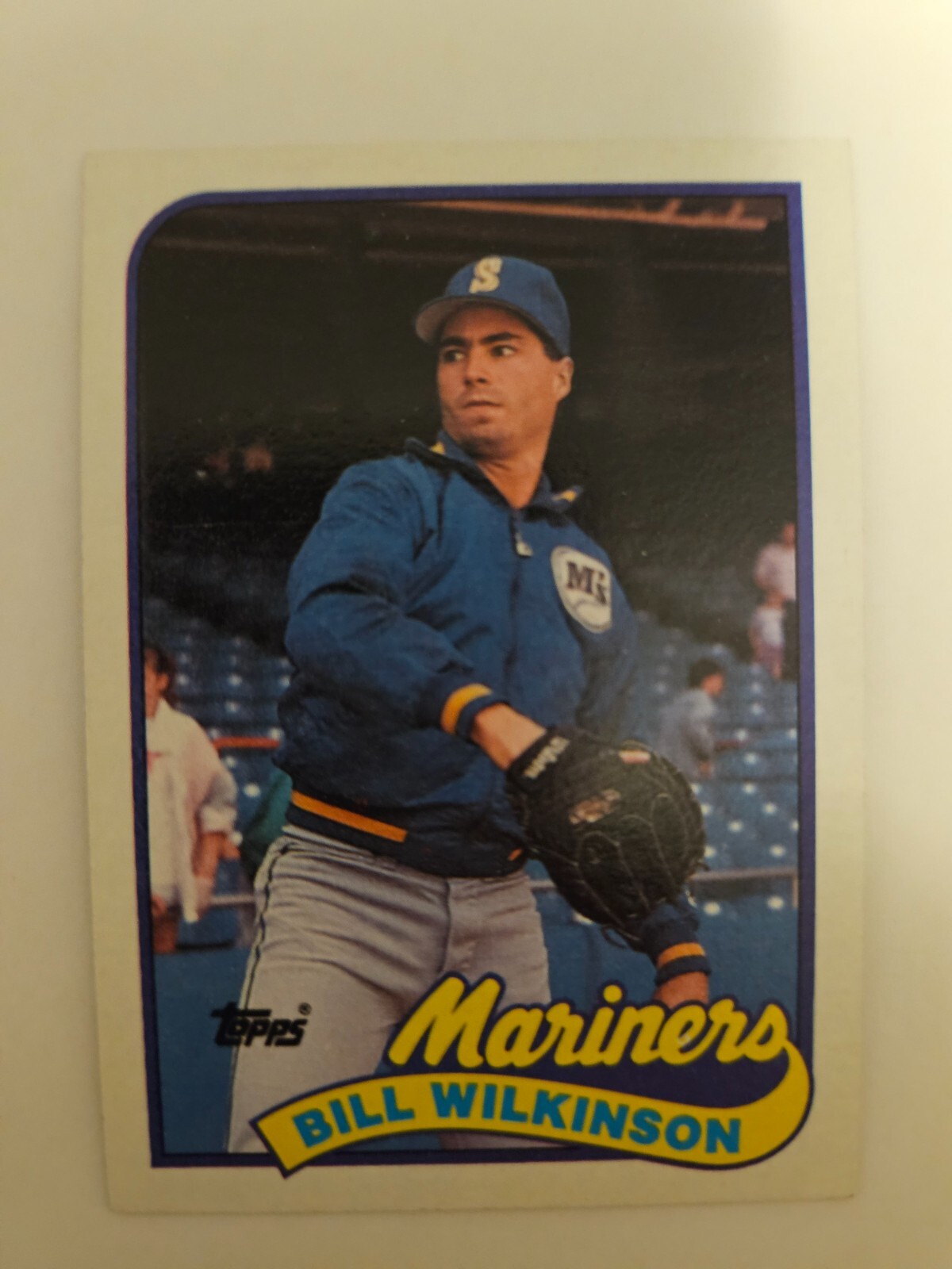 1989 TOPPS BILL WILKINSON #636 NM