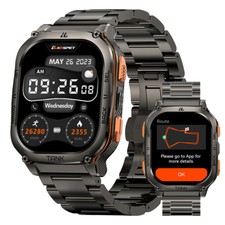 2024 KOSPET TANK M3 Ultra GPS Smart Watch Men Running Watch 480mAh Steel Strap