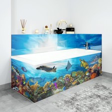 Bath Panels Printed on Acrylic - Coral Reef