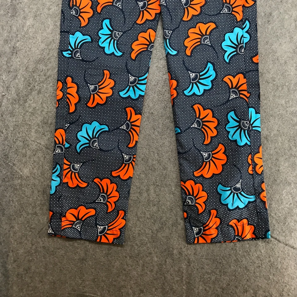 Pantalones Médicos Sin Marca para Mujer Talla 40 Cintura Estampado de Cera Cielo Amplio Cordón Cintura Foto 4 de 4