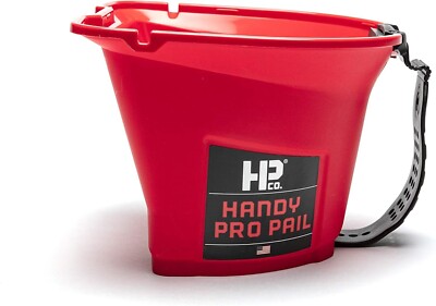 Bercom 3200-CT Handy Pro Pail 1/2 Gallon Paint Painter's Bucket with Handle