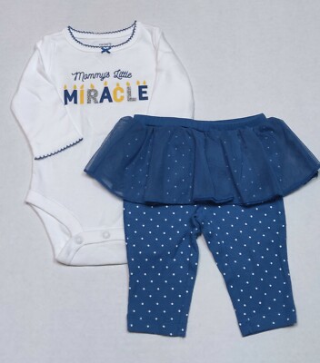 Carter's Hanukkah Outfit For Girls 3 or 24 Months Miracle