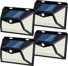 Solar Outdoor Lights, Wireless Motion Sensor Outdoor Lights, IP65 Solar Lights O