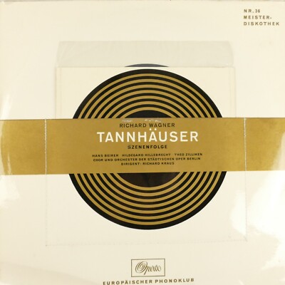 Richard Kraus Wagner Tannhäuser 1959 Opera 36/1138 LP-10030