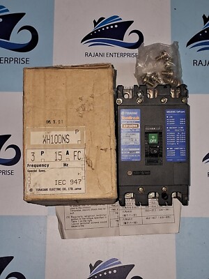 Terasaki Tembreak XH100NS Circuit Breaker 15A 690V AC 3-Pole