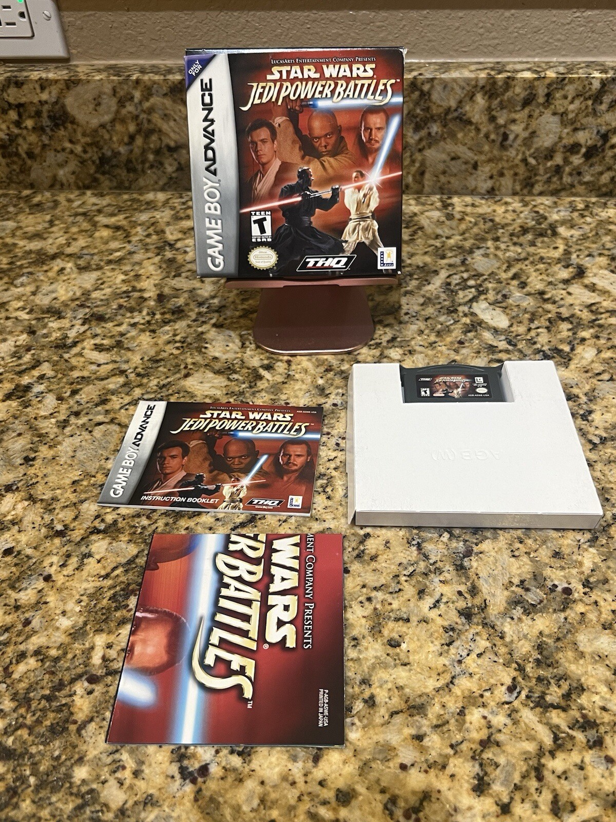 Star Wars: Jedi Power Battles GBA Complete CIB Great Condition w/ RARE ...