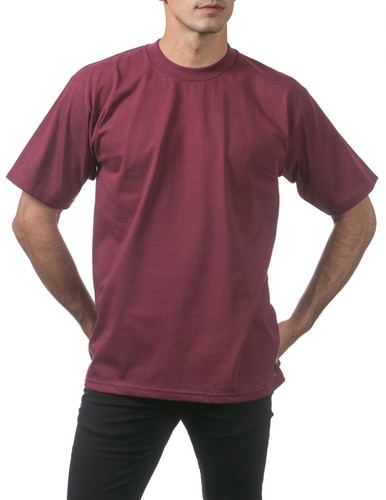 Pro Club Men's Heavyweight Cotton Short Sleeve Crew Neck T-Shirt - 25 Colors - Picture 60 of 127