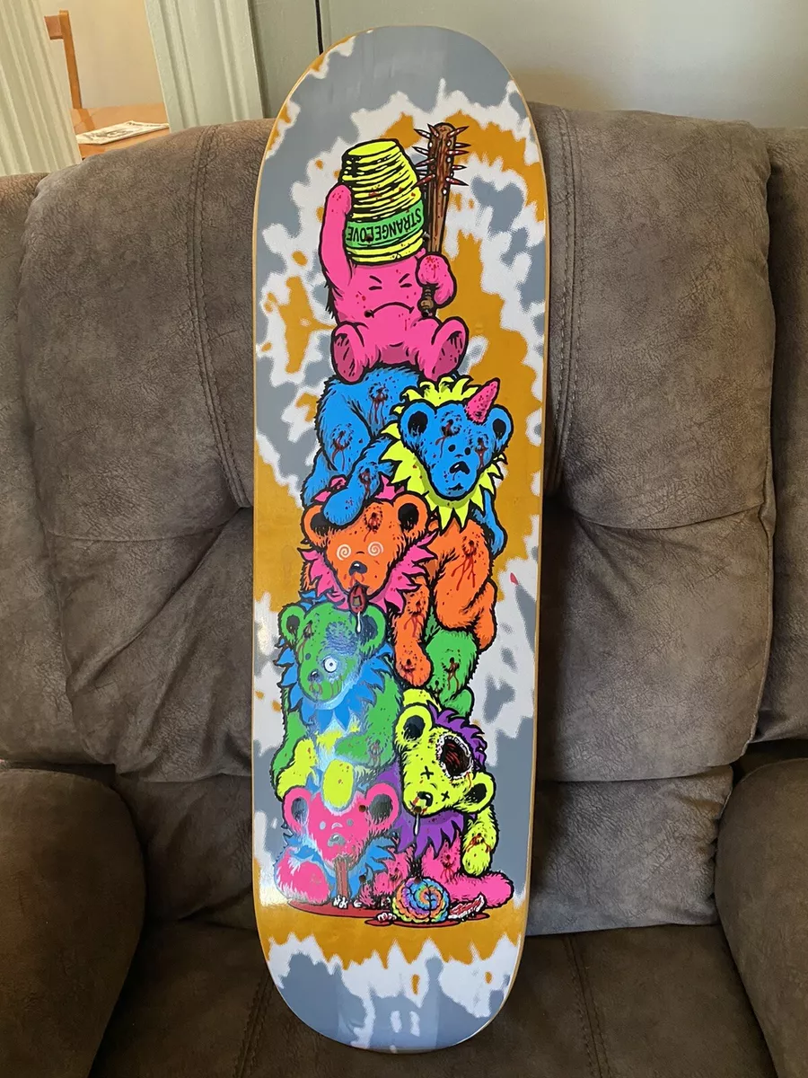 StrangeLove Skateboards Grateful Dead Bears / 8.5 Screen Printed