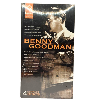 Benny Goodman 4 CD Set - Remastered Quality Audio New with Tags Moon Glow & More