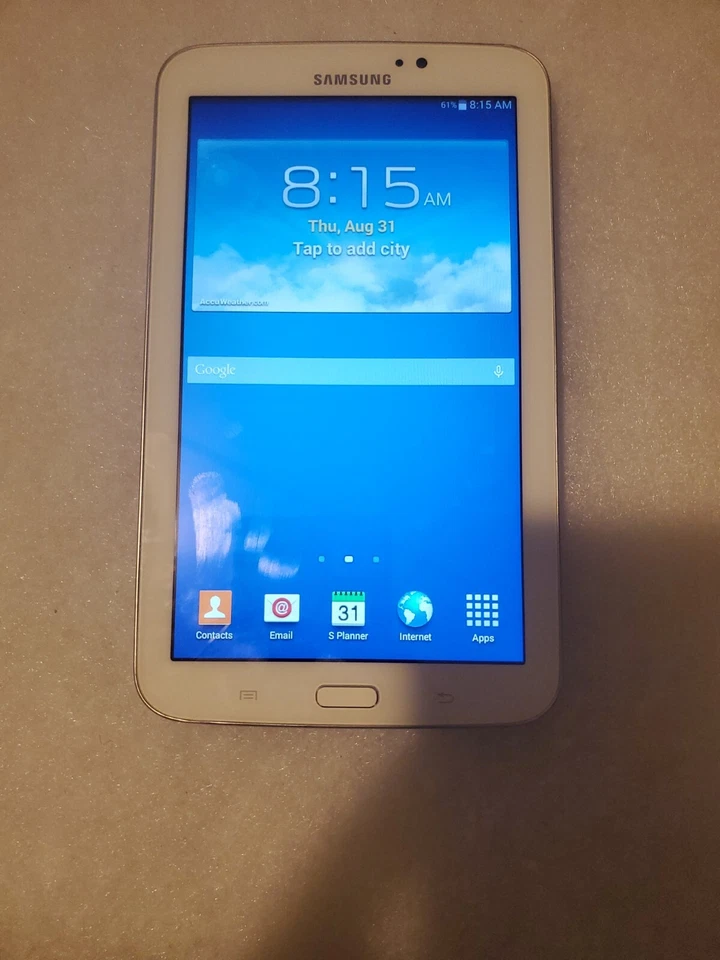 Samsung SM-T217 Galaxy Tab 3 8GB Sprint NETORK SIM.Android Tablet White - Image 2 of 3