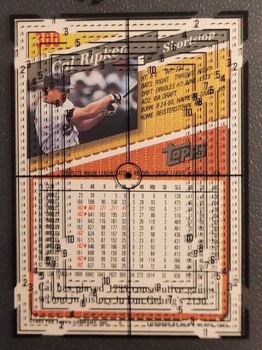 1993 Topps -BASEBALL CARD #300 Cal Ripken - Picture 4 of 14