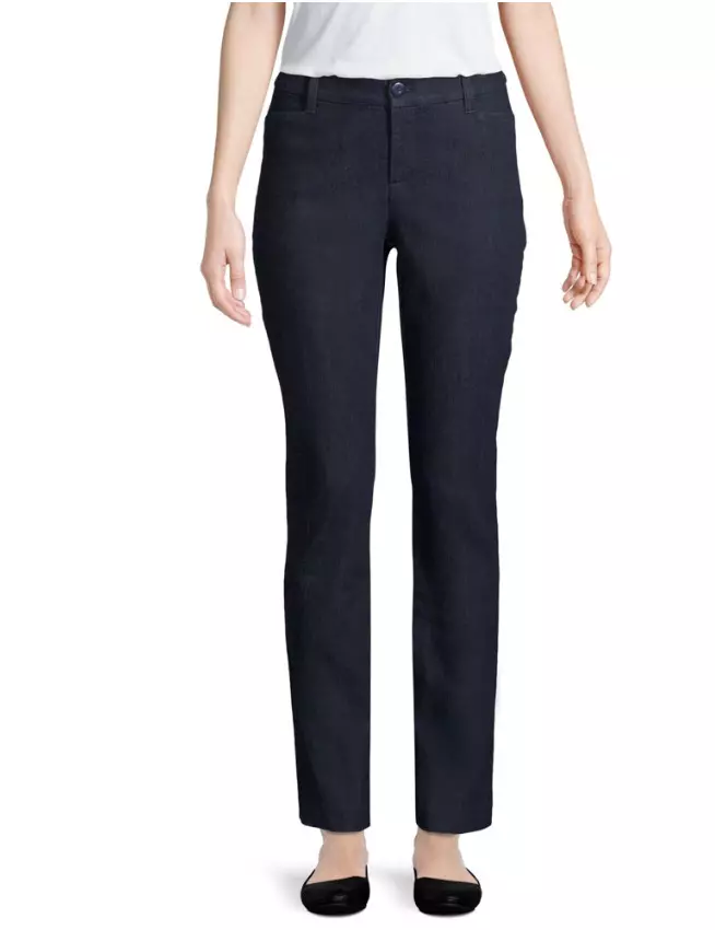 St john's bay top straight leg womens pants