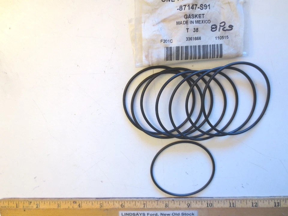 8 PIEZAS FORD 1980/1989 F SUPER DUTY 7.3L T/C "JUNTA" FILTRO ACEITE ADAPTADOR 87147-S91 Foto 3 de 3