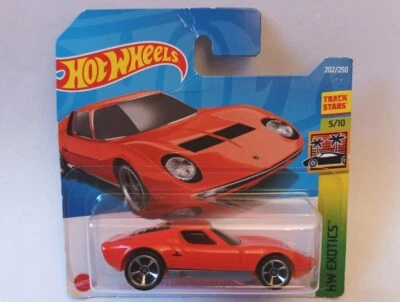 Hot Wheels 1:64 ©2017 #202 Lamborghini Miura SV '71 orange "Exotics" FXB06 OVP - Bild 1 von 4