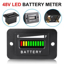 48V LED Battery Indicator Meter Gauge for EZGO Club Car Yamaha Golf Cart Trucks