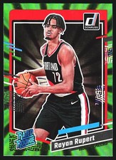 2023-24 Donruss Rayan Rupert Rated Rookie Green Laser Portland Trail Blazers