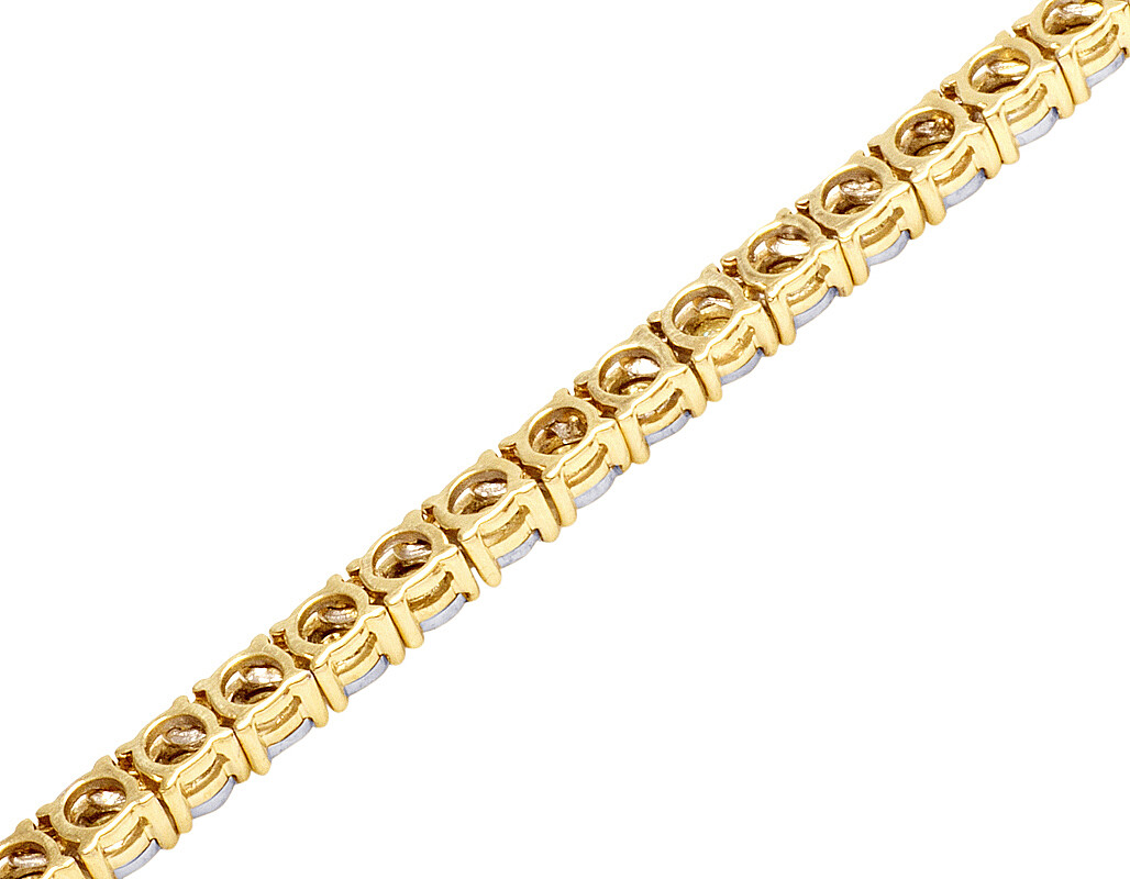 Glitter \"Luxury Tennis Chain【GOLD】\" 3mm Tennis Chain - Gold – Adamans