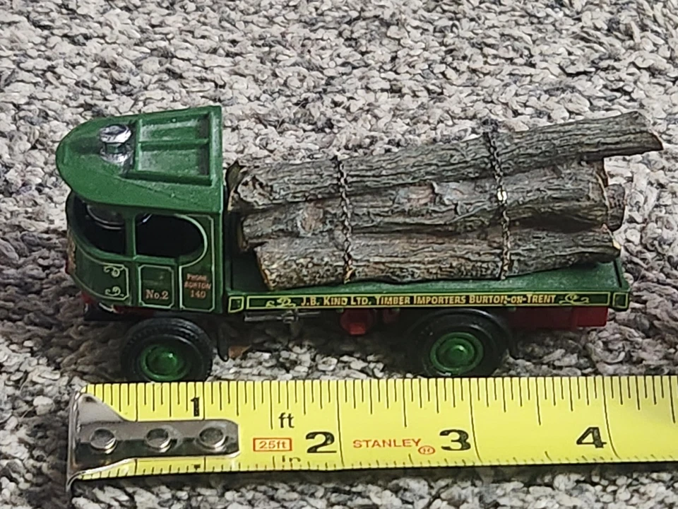 Matchbox Atkinson Steam Wagon J.B. Kind Timber Importers Lumber  - Image 2 of 4