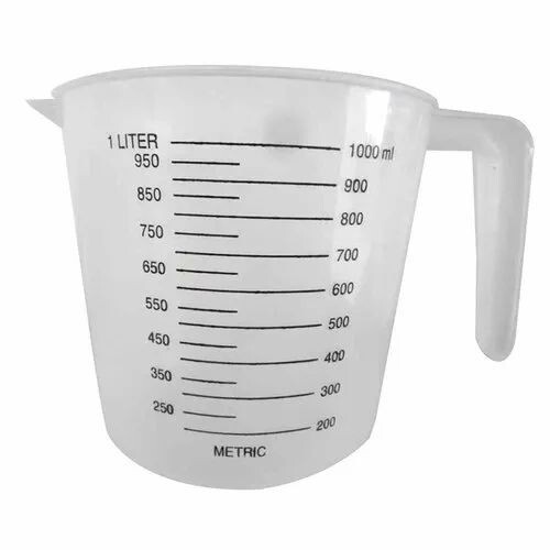 Tazza misurino acqua e urina plastica brocca bicchiere utensile cucina per laboratori par - Foto 1 di 4