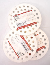Lot of 3 Sioux Chief Natural Polypropylene Grate Replacement Drain Strainer