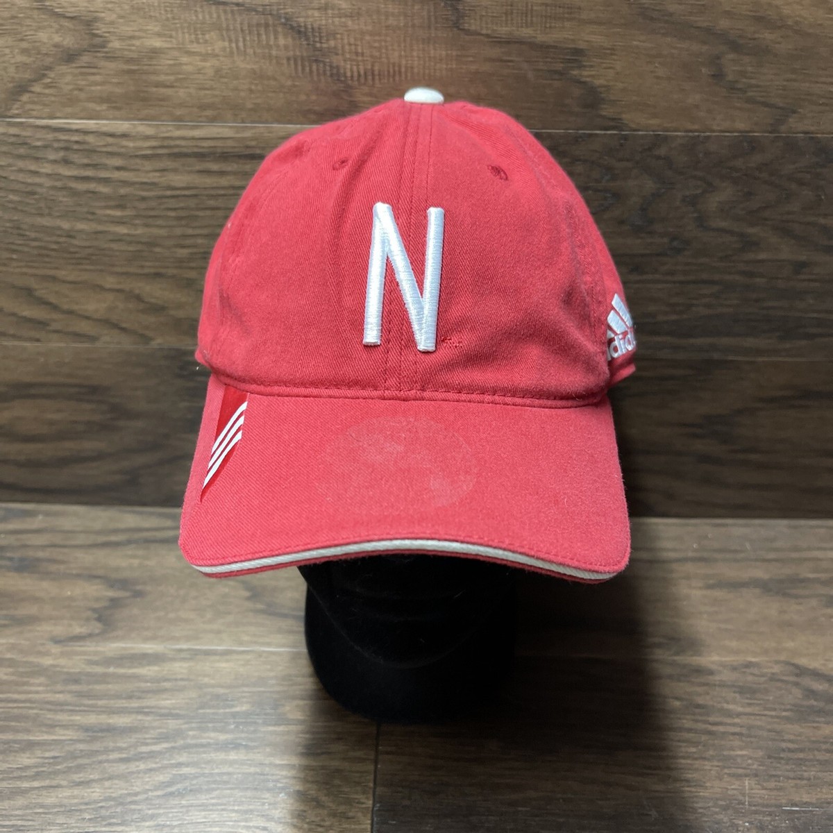 Nebraska Huskers Adidas Strapback Hat Rb # 119208 CA # 51986 Red