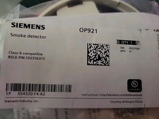 SIEMENS OP921 - Fire Alarm Photoelectric Addressable -NIB