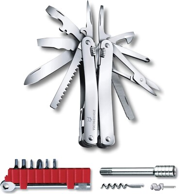 VICTORINOX 3.0236.N Tool Pliers Swiss Tool Spirit X Plus Ratchet w/Case