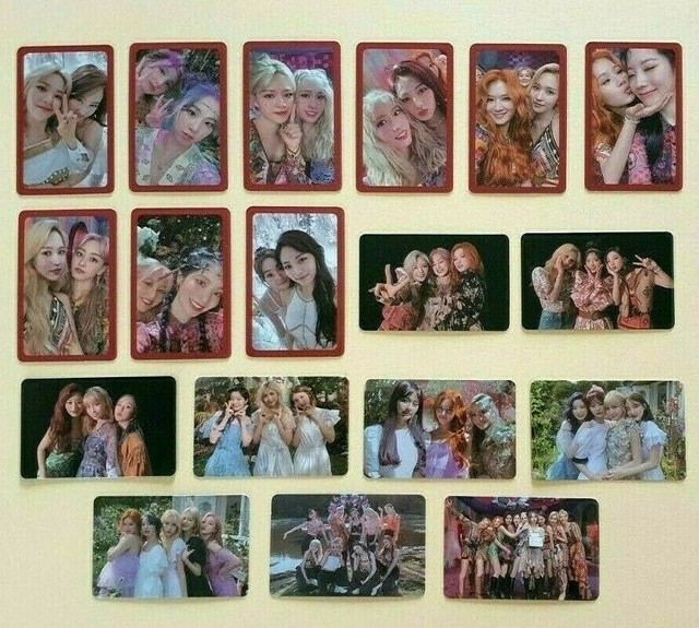 kpop Twice 9th mini album More and More OFFICIAL photocard Unit & Group