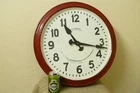 Vintage 1970's. Original USSR Secondary Industrial Wall Clock STRELA (104)